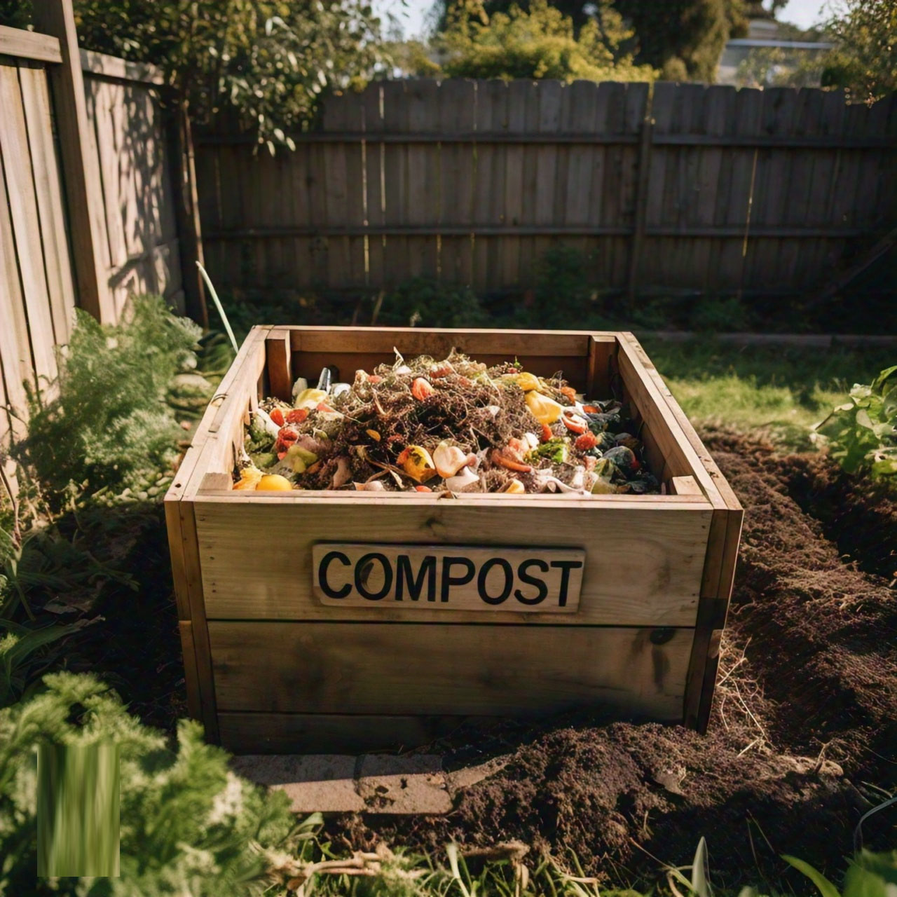 composting in a bin