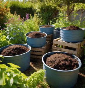 compost in containers